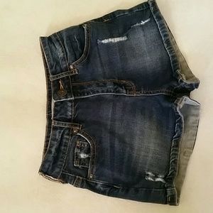 Bullhead Denim Co. Super High Rise Shorty
